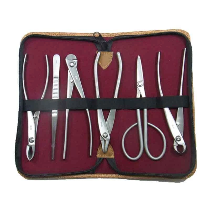 KANESHIN Bonsai Tools Stainless 6pcs Set for Small Bonsai "weight 1700g" 175AS