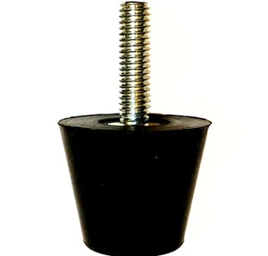 Rubber Conical Vibration Shock Absorption Mount with Threaded Studs - Picture 1 of 10