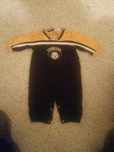 Pittsburgh Steelers NFL Talla 6/9 Meses Body Mono Una Pieza - Imagen 1 de 5