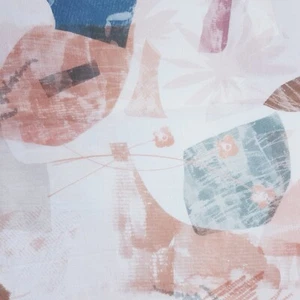 Handmade Decorative Table Runner Pastel Tone Abstract Print 112cm x 31cm - Picture 1 of 14