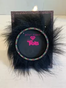 Bracciale Braccialetto Strass Betsey Johnson XOX Trolls • Nero - Foto 1 di 2