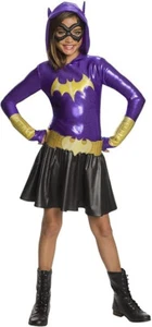Girl's Dc Super Hero Girls Batgirl Hoodie Dress, Small - Picture 1 of 4