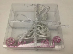 Skid - to Hang All 'Tree Christmas 15cm White And Purple - New - Picture 1 of 1