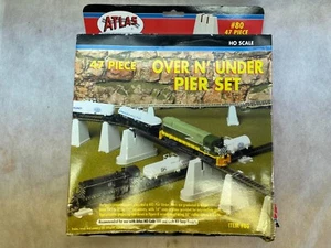 Atlas HO Model Railroad 47 Piece Over N' Under Pier Set New - Picture 1 of 3