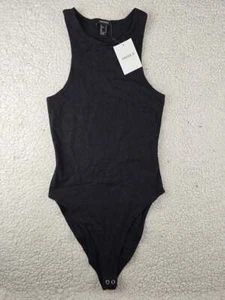Nuovo con etichetta! Body donna nero senza maniche FOREVER 21 taglia small - Foto 1 di 2