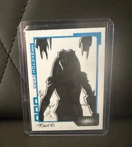 ALIENS VERSUS PREDATOR REQUIEM INKWORKS 2007 PREDATOR SKETCH CARD 171/295 - Picture 1 of 2