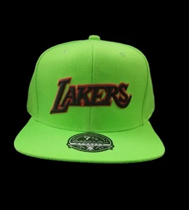 Los Angeles Lakers HWC Mitchell and Ness Dynasty sitzende Mütze Größe 8 grün NEU - Bild 1 von 3