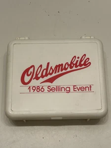 VTG Oldsmobile 1986 Selling Event Plastic Box - Dealer Promo Giveaway VERY RARE - Picture 1 of 9