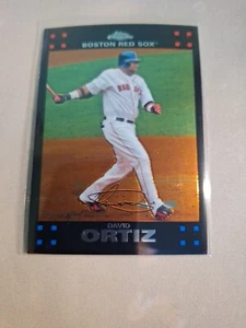 2007 TOPPS CHROME BASEBALL #136 DAVID ORTIZ BOSTON RED SOX NRMT-MT L@@K!!! - Picture 1 of 2