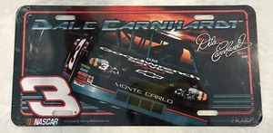 Dale Earnhardt NASCAR Metal License Plate by Racing Reflections- sealed & NEW - Picture 1 of 2