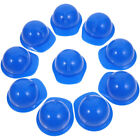 20 mini czapek budowlanych plastik robotnik niebieski