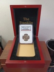George Washington One Dollar Coin 2007 NGC BU Error Missing Edged Lettering - Picture 1 of 4