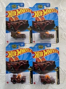 Hot Wheels 2023 Batman Classic TV Series Batmobile LOT 4 Cars - (3/250) - Picture 1 of 8