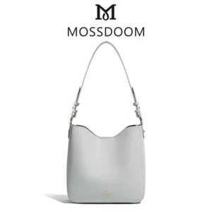 Bolso de hombro de cuero vegano ligero con cubo MOSSDOOM tamaño mediano para mujer - Imagen 1 de 10