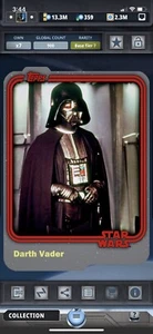 Topps Star Wars Digital Card Trader Specific Darth Vader Base Variant - Picture 1 of 1
