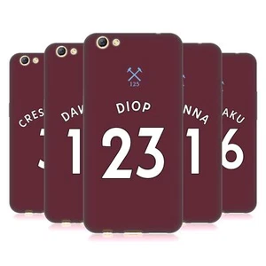 WEST HAM UNITED FC 2020/21 SPIELER HOME KIT SOFT GEL HANDYHÜLLE FÜR OPPO HANDYS - Bild 1 von 18