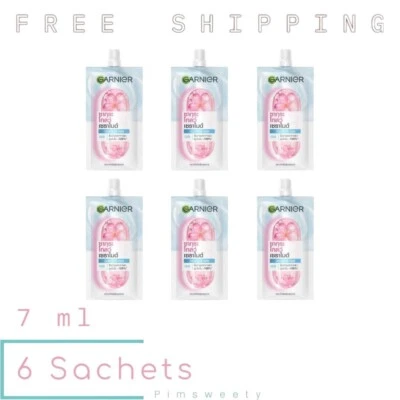 6 Sachets X 7 ml Garnier Sakura Glow Ceramide Water-Gel Radiant Skin's Barrier - Imagem 1 de 4