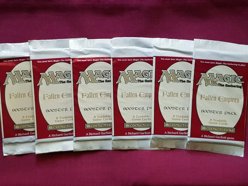 Magic The Gathering 6x FALLEN EMPIRES New Sealed Booster Packs Lot MTG - Image 1 of 1