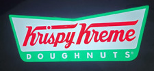 Vintage Fluorescent KRISPY KREME Doughnuts Store Sign WORKS 4' Lighted Original