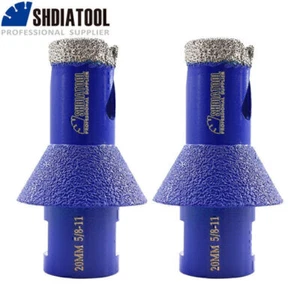 Broca de biselado de diamante 2 piezas 20 mm sierra de agujero de fresado de cono de azulejos de porcelana - Imagen 1 de 8