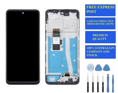 For Motorola Moto G53 5G LCD Display + Touch Screen Digitizer Frame Assembly - Image 1 of 4