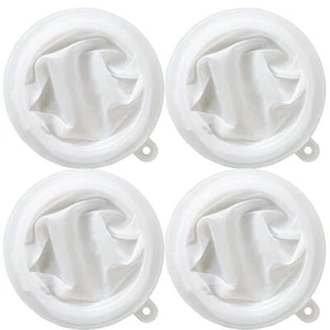 4 Pieces 200 Mesh Strainer Kitchen Food Filter,Ultra-Fine Nylon Mesh Sieve,Pl... - Picture 1 of 6