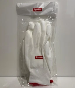 Guantes Supreme Rubberized Gloves talla única blancos - Imagen 1 de 3