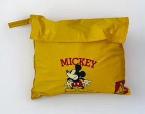 Chaqueta de Lluvia - Chaqueta Abrigo de Lluvia Vintage Disney Mickey Mouse y Bolsa a Juego - Imagen 1 de 15