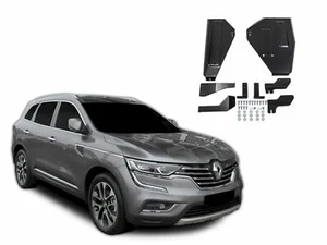 Fuel Tank Guard Skid Plate Undertray For Koleos Mk2 2017-Up Black RIVAL - Imagen 1 de 2