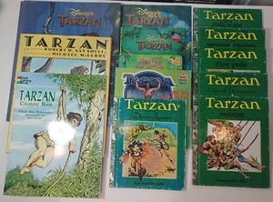 Lot of 13 Vintage Tarzan Children's Books inc All 6 Superscope Hardcovers $0Ship - Bild 1 von 18