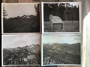 Vintage Fotos Lot 30er Jahre Landschaft Berge Einwanderer Trail - Bild 1 von 8