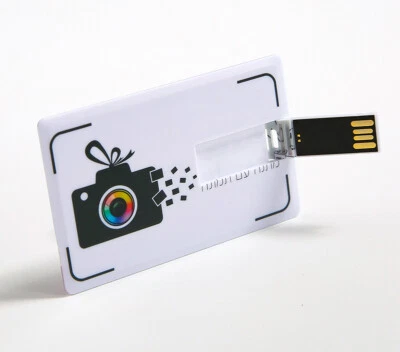 Lot 50 1GB Custom USB Card Drives 1G Promotional Product Personalized with Logo - Image 1 of 4