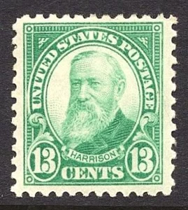 #622 VF-XF Hinged-OG-13¢ HARRISON-NICE STAMP WITH BIG MARGINS (REM #622-879) - Picture 1 of 1