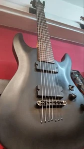 Guitarra Eléctrica CHECTER Damien 7 Negro Satinado 7 Cuerdas ¡Embalaje Seguro! - Imagen 1 de 11