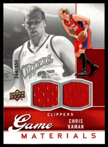 2009-10 Upper Deck Game Materials Chris Kaman Los Angeles Clippers #GJ-CK - Picture 1 of 2