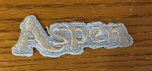 Vintage Embroidered Ski Patch “ASPEN” located in Colorado - Picture 1 of 2