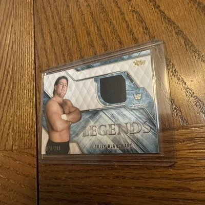 2021 Topps Legends Of WWE Tully Blanchard Shirt Relic 070/299 R-TB - Image 1 of 2