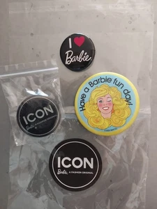 2025 NATIONAL BARBIE CONVENTION BARBIE: A FASHION ICON PIN SET OF 3 - Picture 1 of 1