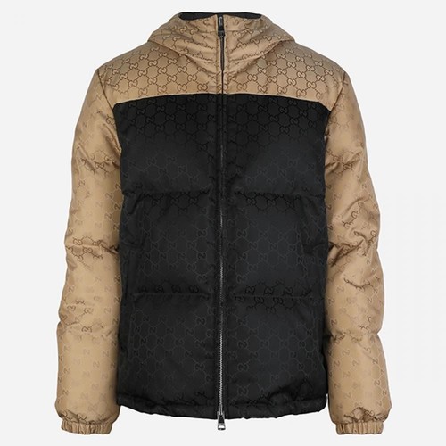 Gucci giacca imbottita bicolore GG nylon 794823 Z8BUL 1043 122491916