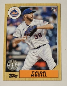 TYLOR MEGILL RC 2022 Topps Series 1 - 1987 Topps 35th Anniversary #T87-82 Mets - Picture 1 of 3