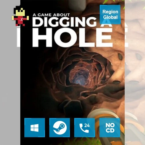 A Game About Digging A Hole for PC Game Steam Key Region Free - Image 1 of 1