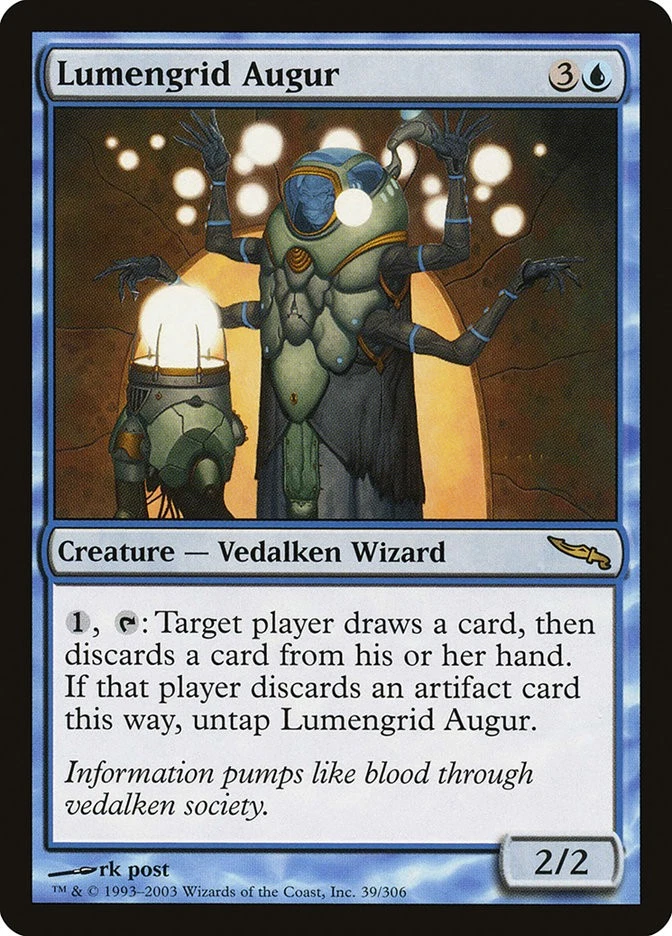MTG Lumengrid Augur  - Mirrodin #039 - Image 1 of 1