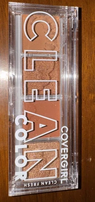 NEW COVERGIRL CLEAN COLOR #252 SPICED COPPER EYESHADOW PALETTE 4 SHADES - Image 1 of 2