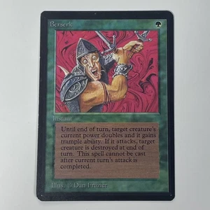 Magic the Gathering MTG BERSERK Beta Edition (x1) - Excellent Condition - Picture 1 of 12