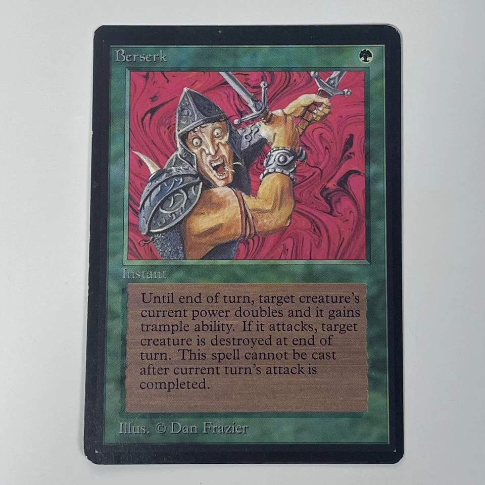 Magic the Gathering MTG BERSERK Beta Edition (x1) - Excellent Condition - Image 1 of 4