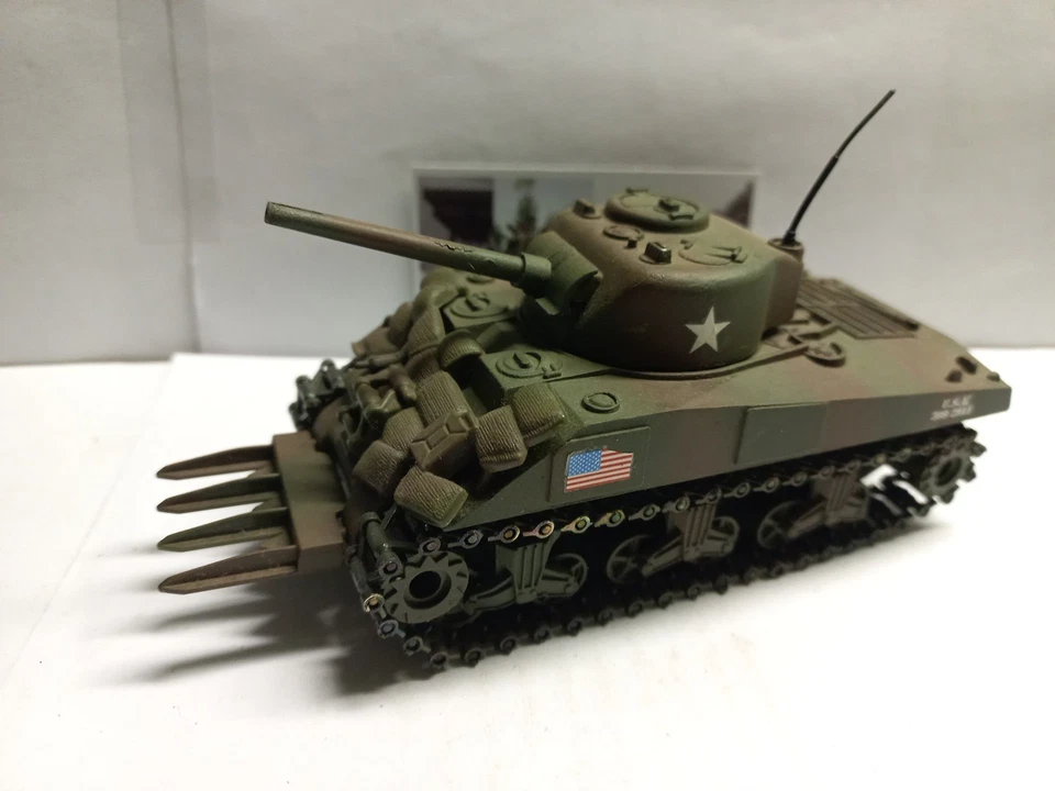 Solido Verem 1/50, Rare Sherman Rhino Arrache haie, Américain WW2, Tbe (14) - Photo 1/4