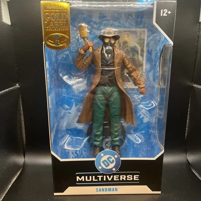 Figura de acción McFarlane Toys DC Multiverse Sandman Wesley Dodds Gold Label 7"  Foto 1 de 2