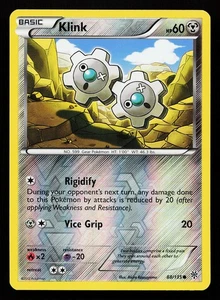 Pokémon Karte Klink 88/135 Reverse Holo Plasmasturm - Bild 1 von 2