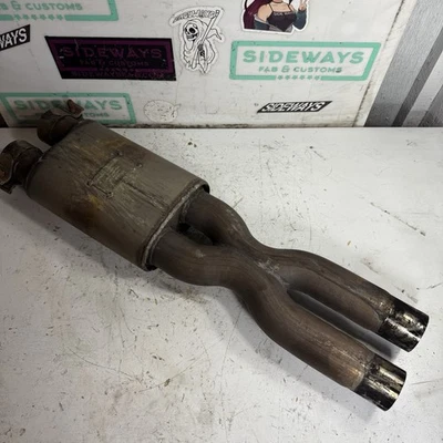 03-08 Maserati Quattroporte Exhaust Mid Pipe X-Pipe Muffler Resonator M139 - Image 1 of 4