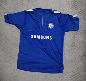 Chelsea Football Club Jersey Mens Blue Samsung Stretch - Picture 1 of 8